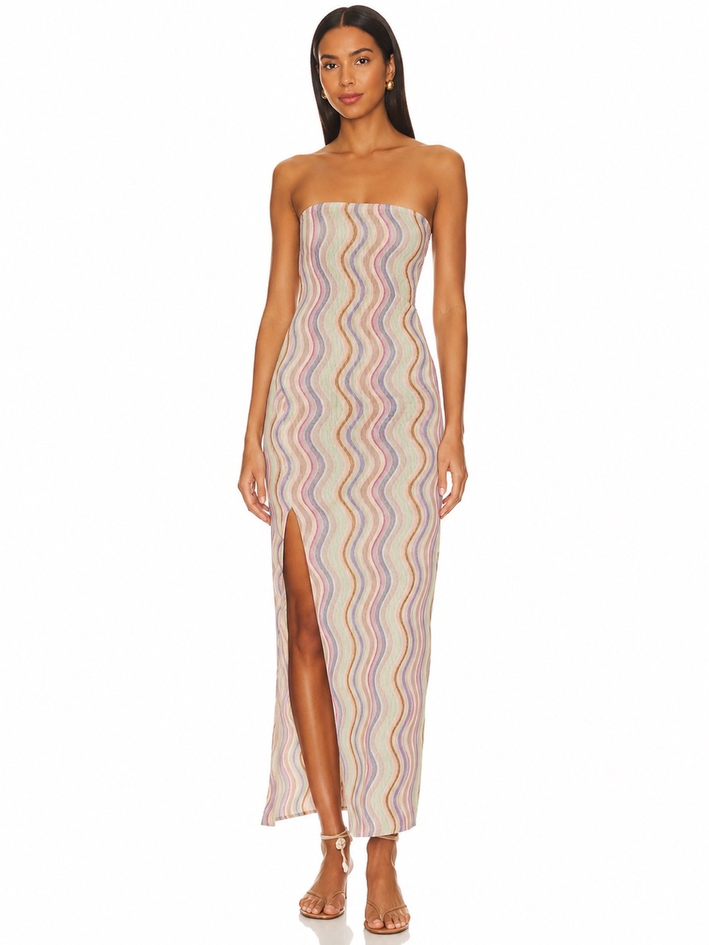 ZARA Strapless Tulle Drees Size Small